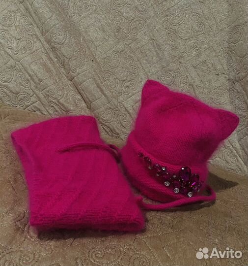 Шапка и снуд для девочки 3 года