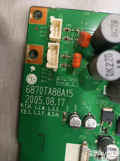 Материнская плата 6870TA88A15 для тв LG
