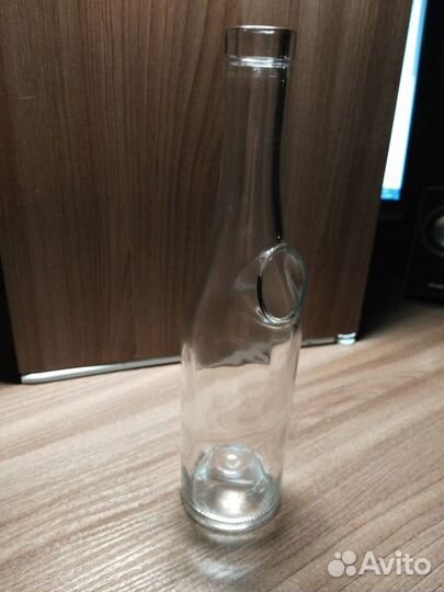 Бутылка стеклянная для коньяка 0,35 мл