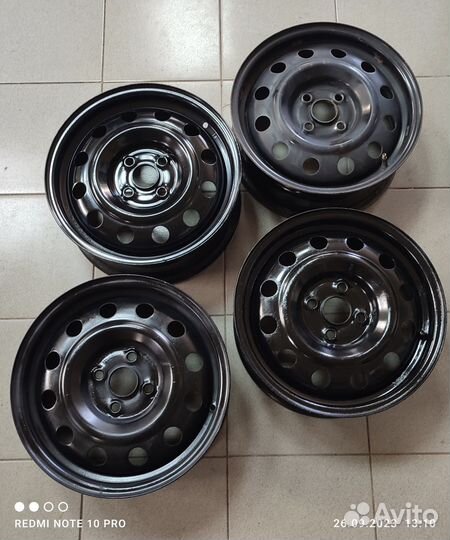 Штампованные диски r15 Solaris Rio