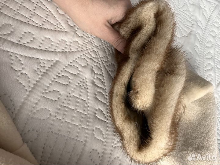 Шуба норковая с капюшоном 42 44