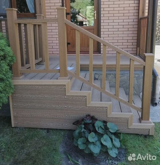 Лестница в дом из дпк