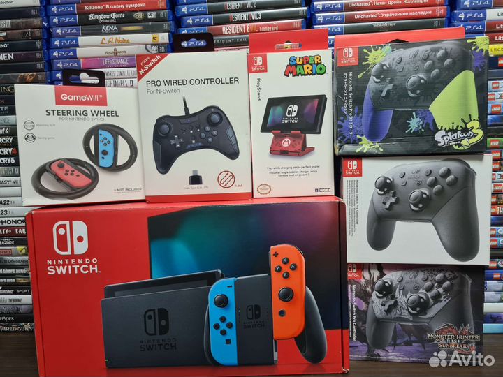 Nintendo switch аксессуары