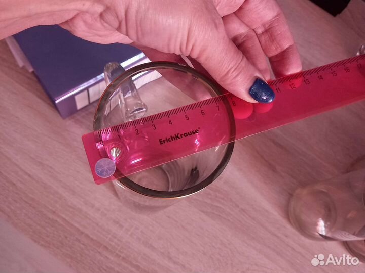 Стаканы под пиво длинные рижские с медведями СССР