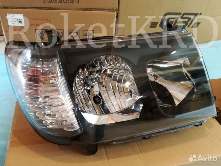 Фары land cruiser 100 Черные в Наличии