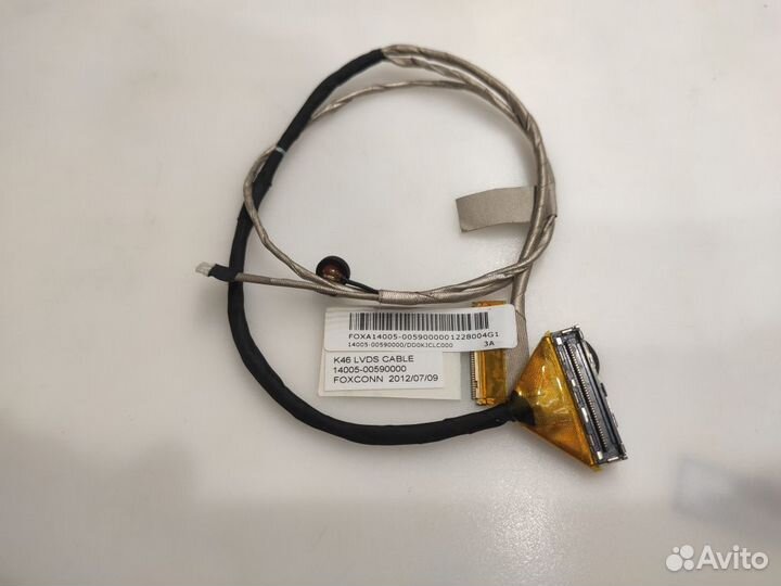 Шлейф матрицы для Asus K46, S46E, A46C