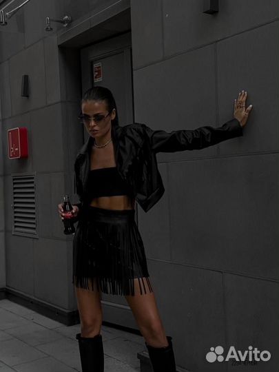 Костюм кожаный