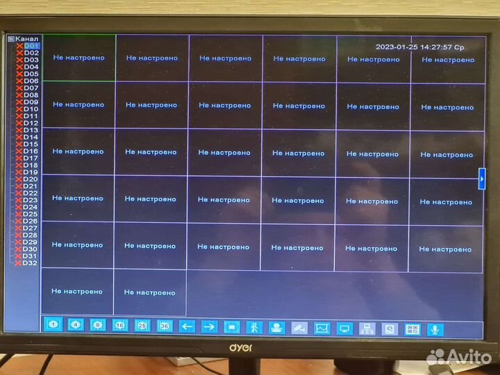 IP 32-канальный регистратор NVR-8032 на 2 HDD
