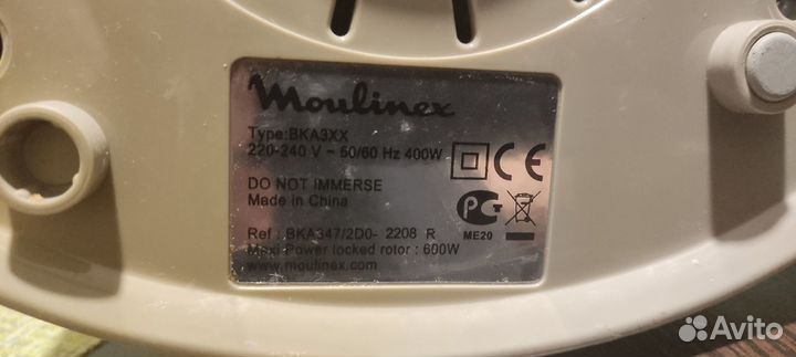 Соковыжималка Moulinex BKA 3 Frutti Pro Plus