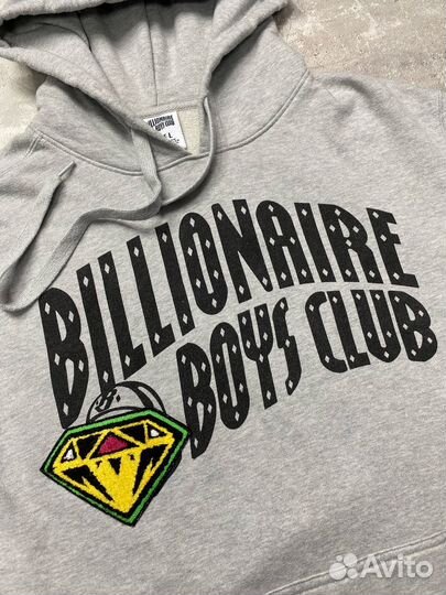Bilionaire Boys Club Hoodie Gray Худи Оригинал
