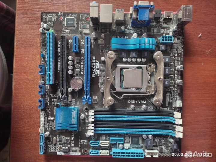 Asus P8Z77-M + процессор Intel Core i5-3570к