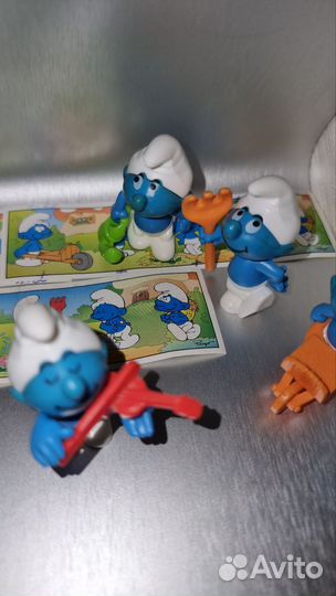 Киндер Смурфы старая сборка