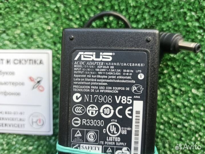 Блок питания зарядка asus Asus 19V 65W 5.5x2.5мм
