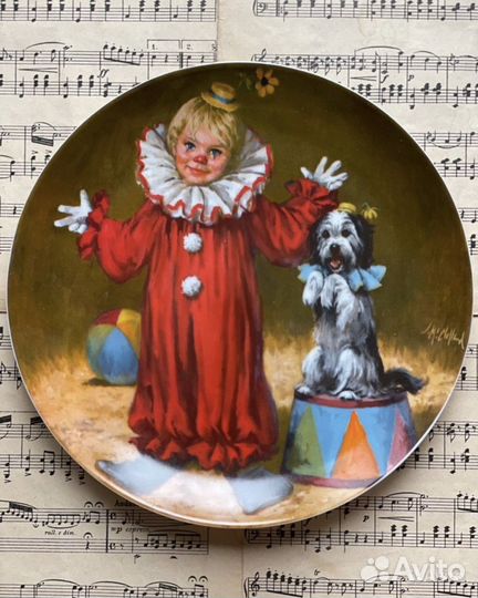 Тарелки винтажные декоративные в ассортименте