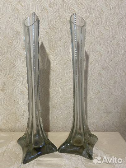 Ваза хрусталь 1950-е витаж СССР