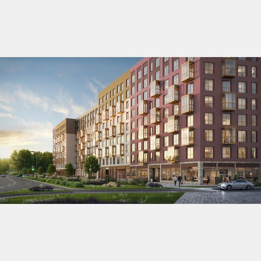 3-к. квартира, 76,8 м², 8/9 эт.