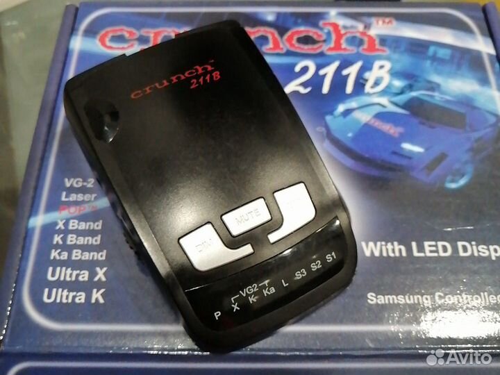 Радар детектор crunch 211B