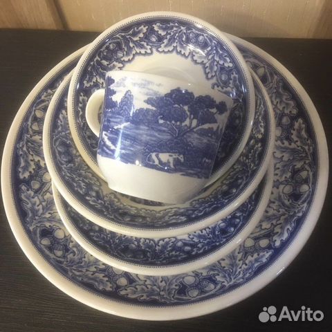 Винтажный фарфоровый набор посуды