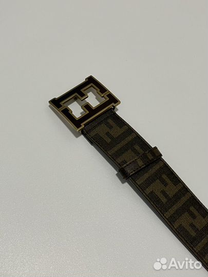 Ремень Fendi Zucca College Brown