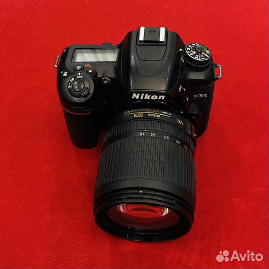 Nikon d7500 kit 18-105mm