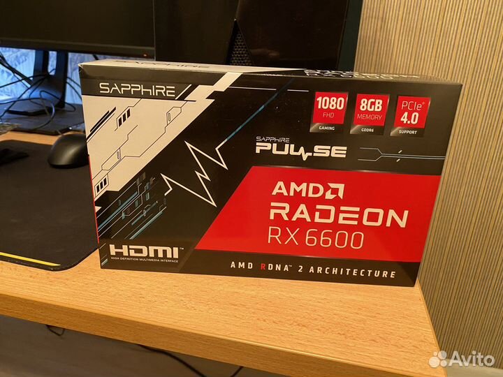 Видеокарта Sapphire AMD Radeon RX 6600 pulse