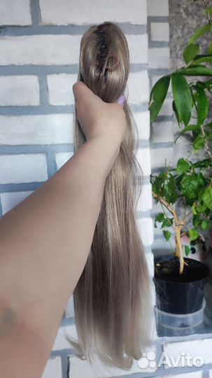 Хвост шиньон на крабе