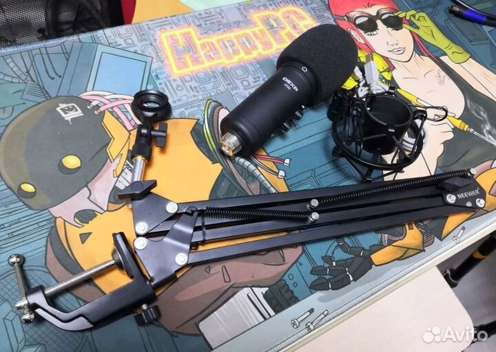 Конденсаторный микрофон Dexp U700 + журавль