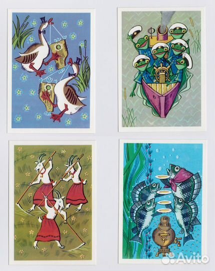 СССР набор Лесная школа 1976 Котанов стихи полный