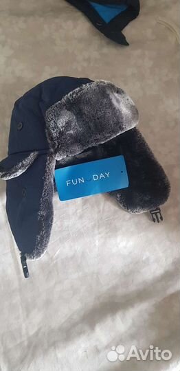 Шапка ушанка. Новая.На мальчика 52-54