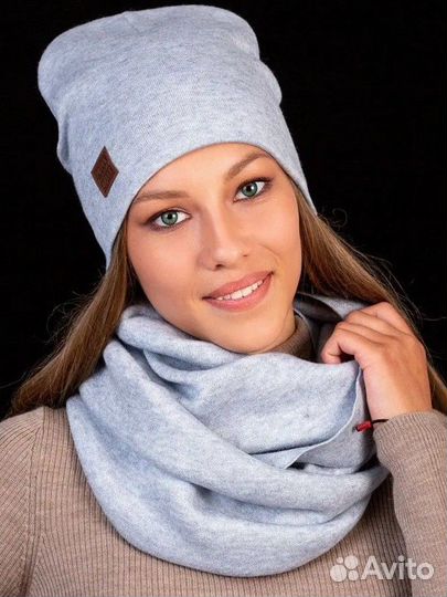 Шапка, снуд демисезон