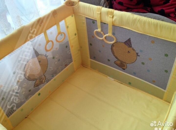 Манеж Babyton р-860 желтый