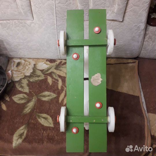 Детские игрушки лошадь каталка СССР