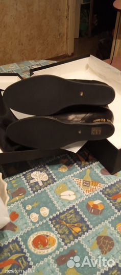 Сапоги женские натуральная кожа италия