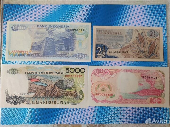 Боны Индонезии UNC пресс