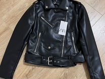 Кожаная куртка косуха новая Zara М и L