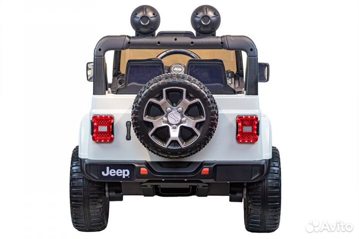 Детский электромобиль Jeep Rubicon 4x4 White