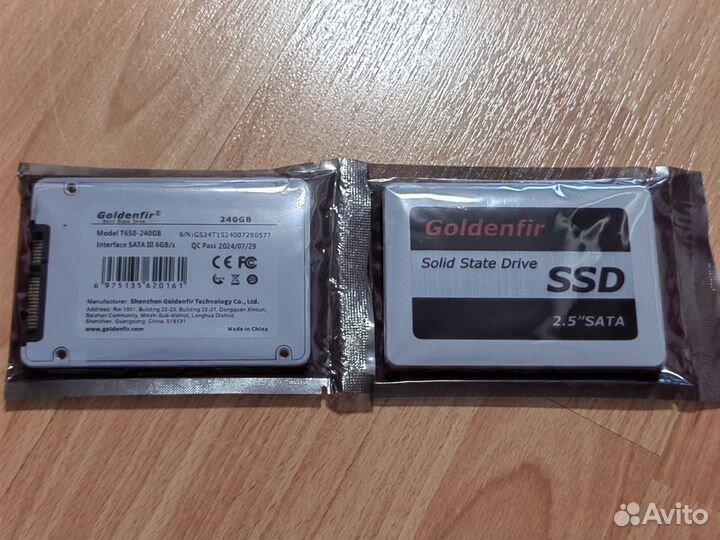 Новый 480 Гб SSD Goldenfir SATA 2,5