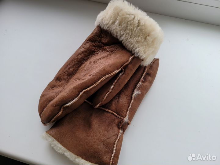 Варежки натуральный мех