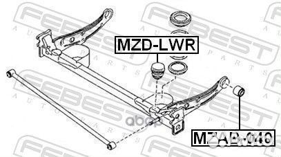 Сайлентблок mzab-040 mzab-040 Febest