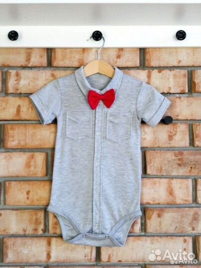 Боди с бабочкой 80