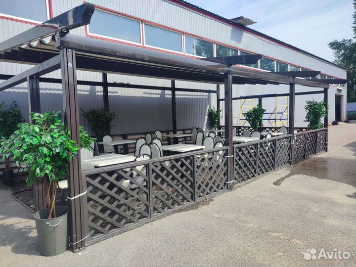 Биседка для кафе, рестораныов