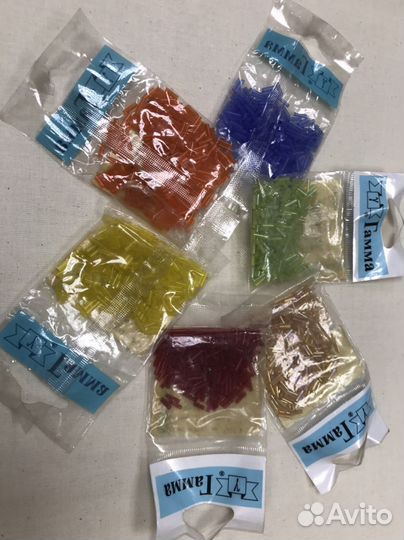 Бисер стеклярус