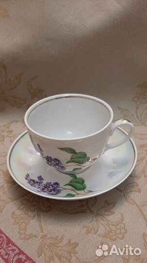 Чайная пара.Остатки чайного сервиза