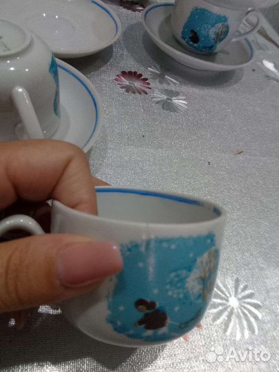 Сервиз кофейный вербилки СССР