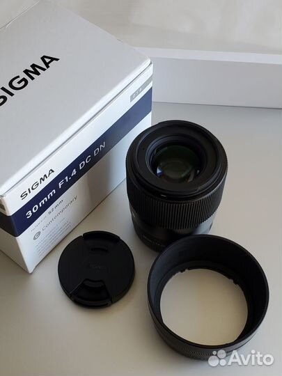 Объектив sigma 30 mm 1.4 sony e, сигма 30 мм