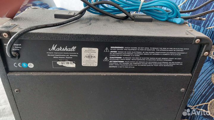 Гитарный комбоусилитель marshall