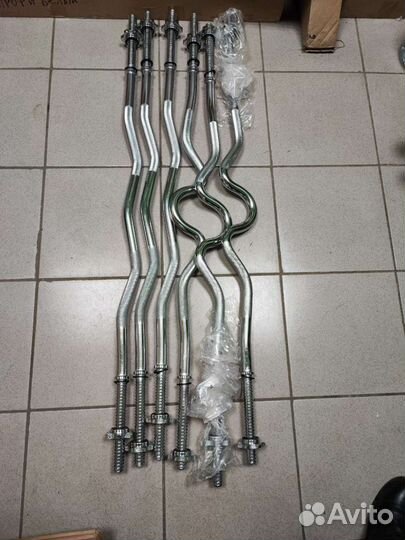 Гриф для штанги W, EZ- образный