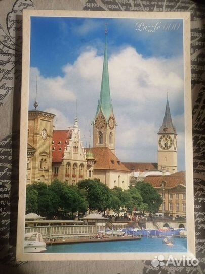 Пазл 600 деталей Цюрих. Швейцария