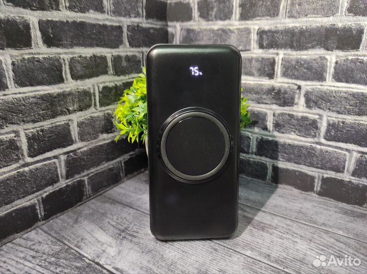 Повербанк с беспроводной зарядкой 20.000 Mah