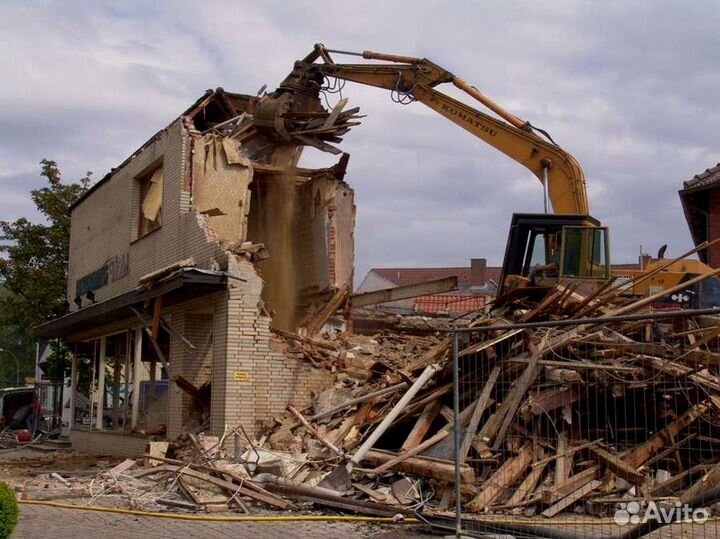 Демонтаж фундамента, приму бетонный бой